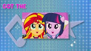 🎵 Equestria Girls | Welcome To The Show REMIX | My Little Pony Music (Official Lyrics Video) MLP