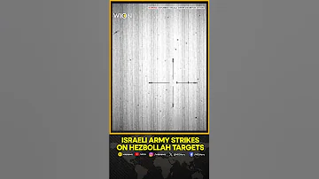 Israeli Army Releases Video Showing Strikes On Hezbollah Targets In Lebanon WION Shorts 