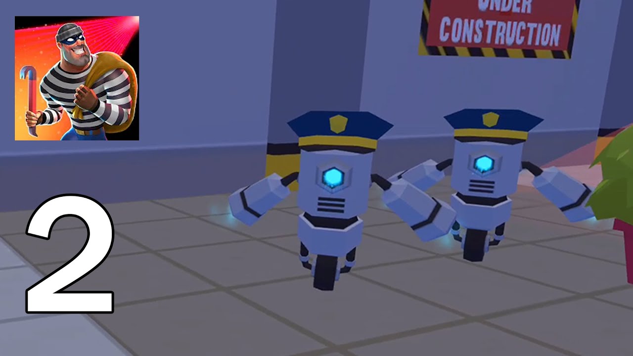 Robbery Madness 2: Stealth Thief #2 - Mall Easy Mode - All Secrets