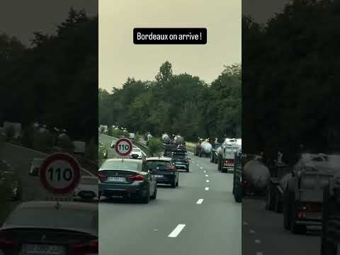 Des dizaines d’agriculteurs convergent vers Bordeaux pour prêter main-forte aux pompiers !
