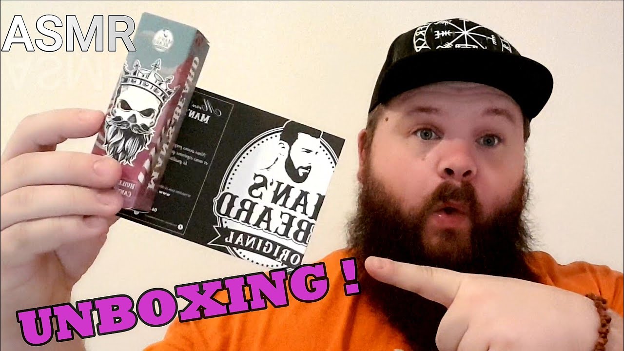 ASMR UNBOXING PRODUITS BARBE ( + triggers à 17:00 ) #asmr #asmrfr #relaxation #man's beard