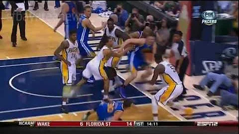 Hibbert ejected for fight in Pacers-Warriors game ...