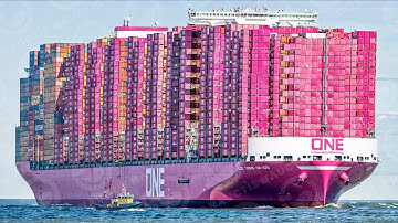 BINNENIN De GROOTSTE CONTAINERschepen: je zult niet geloven dat dit de grootste ooit gebouwd is!