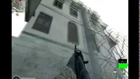 COD4 - Throwing someone to dead with a nade on Crash