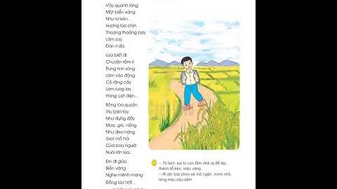 Mùa lúa chín  Tiếng Việt lớp 2, tập 2, trang 31