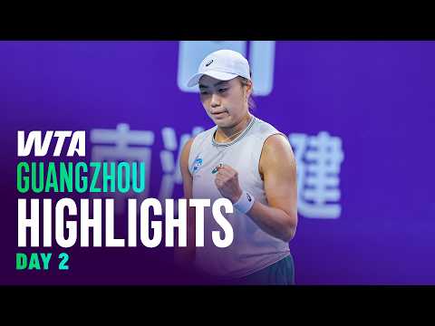 Day 2 in Guangzhou featuring Tjen, Tagger, Sonmez, and more | WTA Match Highlights