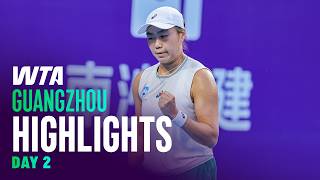 Day 2 in Guangzhou featuring Tjen, Tagger, Sonmez, and more | WTA Match Highlights