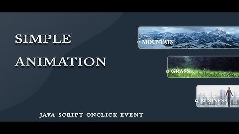 simple animation || javascript onclick event || responsive webpage ||simple coding