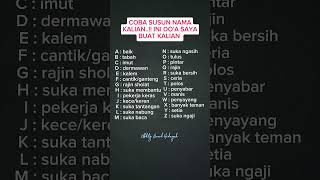 Subhanallah Banget Ya Artinya Nama2 Kita artinamaygindah gambarandiridarinamakita