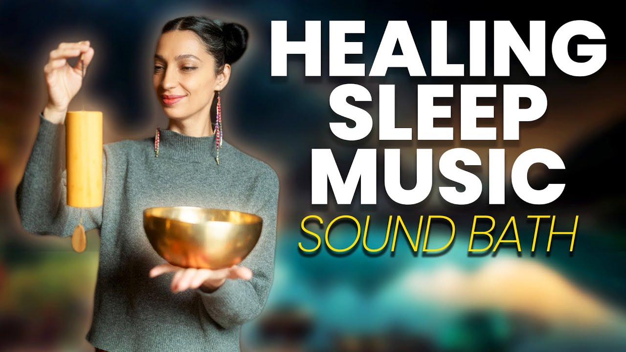 432Hz | Healing Sleep Music with Alpha Waves | Full Body Restoration ...
