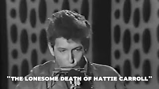 Bob Dylan - The Lonesome Death of Hattie Carroll (Live TV 1964)