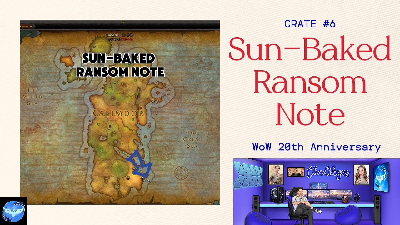 Sun-Baked Ransom Note | Celebration Crate #6 | WOW 20th Anniversary ...