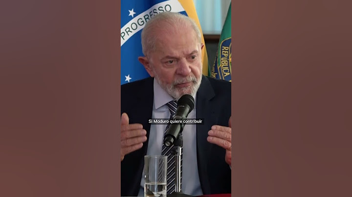Lula da Silva: "Maduro tiene que aprender que, cuando pierdes, te vas" #shorts