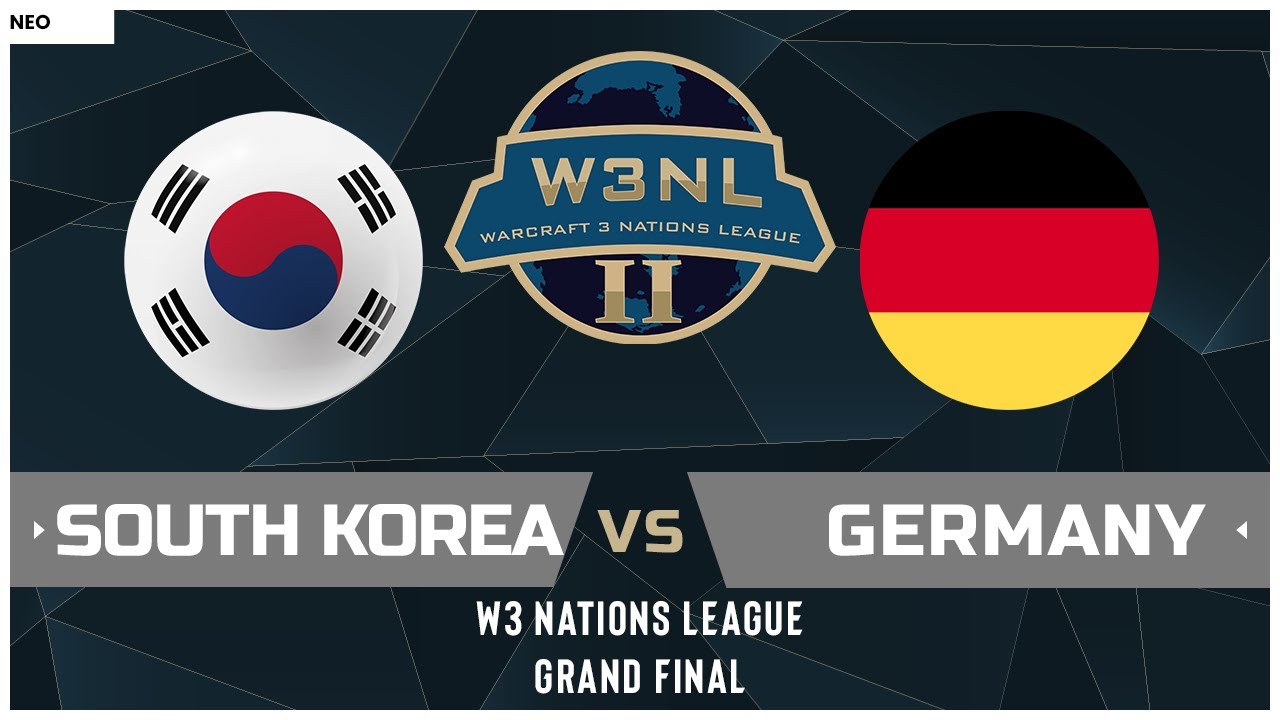 WC3 Nations League 2 Grand Final South Korea vs. Germany YouTube