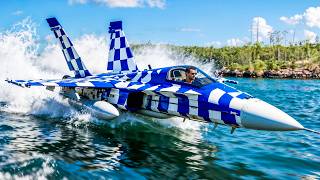 Man Builds SU-35 Fighter Jet that Actually Flies on Water | Start to Finish by @Thanh Super Boat