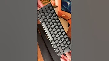 MonsGeek Fun60 Magnetic Switch Keyboard Unboxing #monsgeek #keyboard #desksetup