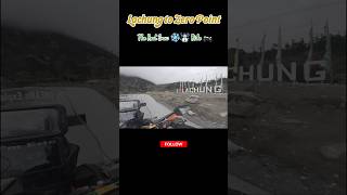 Nature ka raw version #ZeroPoint #SikkimTrip #Lachung #YumthangValley #NorthSikkim #SnowRide