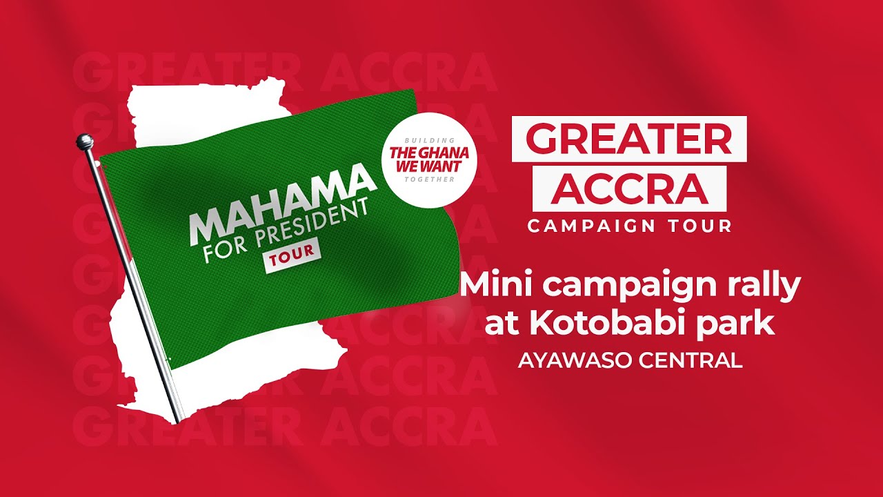 WATCH LIVE | ⁠⁠NDC holds mini campaign rally at Kotobabi park | #Mahama4change2024 | WoezorTV