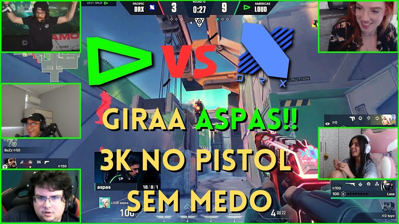 Streamer Locks In STREAMERS REAGINDO A CONFIANÇA DO ASPAS PARA FAZER ESSE 3K - LOUD X DRX ...
