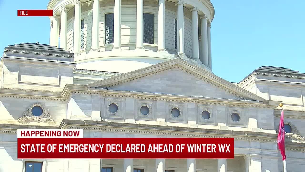 Sanders declares state of emergency ahead of potential winter weather ...