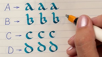 ODDLY SATISFYING VIDEO. TUTOTIAL PILOT PARALLEL PEN CALLIGRAPHY. How to write ENG capital letters