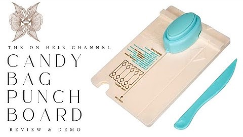 Candy Box Punch Board DEMO (We R Memory Keepers) 🤎