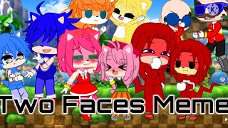 Two faces meme! (Sonic the hedgehog)