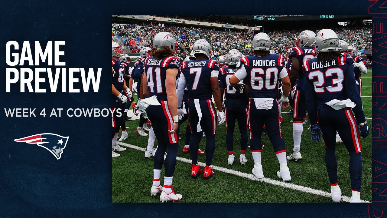 Cowboys vs Patriots Week 4 Date, Time, Betting Odds, Streaming, More