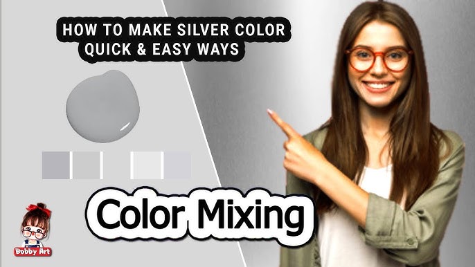 How to Mix Basic Colors to Make Silver
