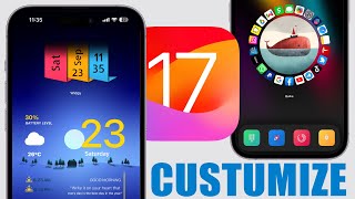 iOS 17 - CUSTOMIZE The New Lock Screen & Home Screen ! screenshot 4