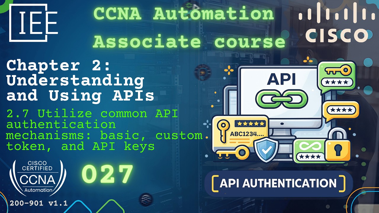 CCNA Automation (200-901 CCNAAUTO) | DevNet Associate | 027 API ...
