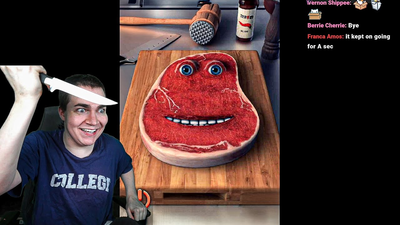 torturing charlie the steak