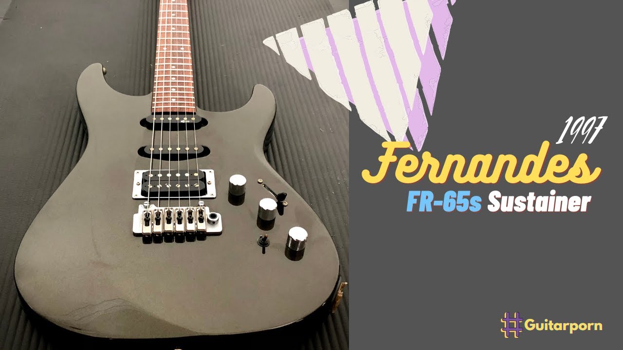 #guitarporn: 1997 Fernandes Sustainer FR65... modern Vintage Japanese  guitar on Spark Amp High Gain