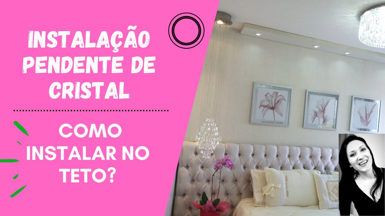 COMO INSTALAR PENDENTE NO TETO I CASA CLEAN DÉCOR - YouTube