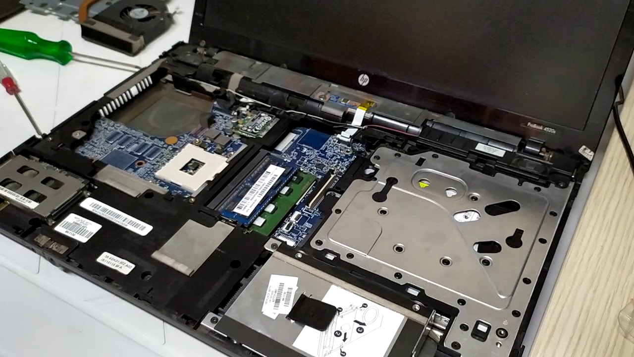 Troca de processador Notebook HP Probook - YouTube