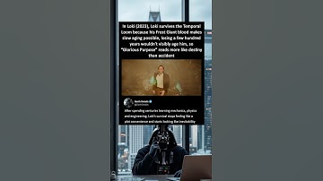 In Loki (2023), Loki survives the Temporal Loom because Frost Giant blood makes slow aging possible