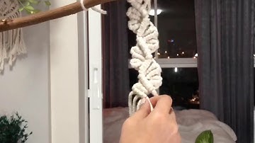 Time-lapse video: Macramé Vine