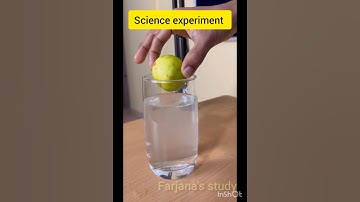 why lemon 🍋 floats In salt water 🤔🤔 #shorts #experiment