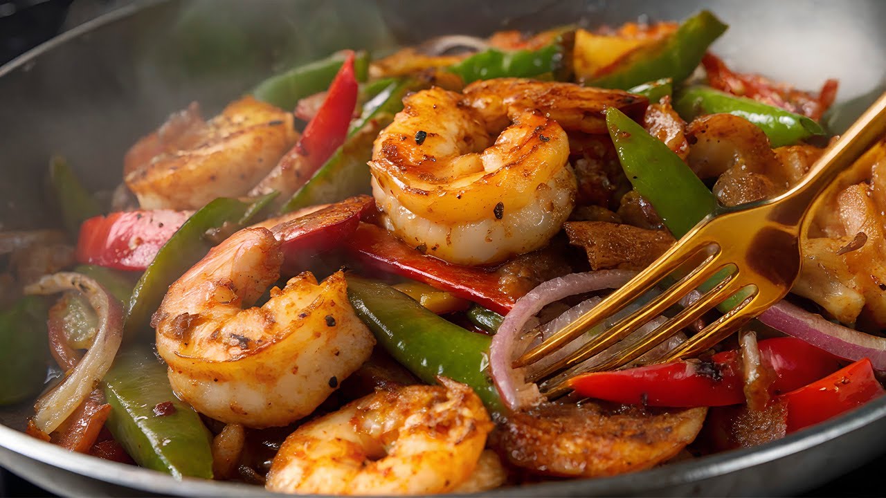 Sagen Sie Nein zu einfachen frittierten Garnelen! Schnelles und leckeres asiatisches Abendessen!