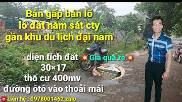 Bán gấp bán lỗ lô đất ở phường tân định bến cát , bình dương, vị trí sát cty, gần chợ, gần trường.