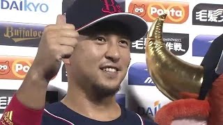 2016年9月2日 オリックス・中島選手ヒーローインタビュー