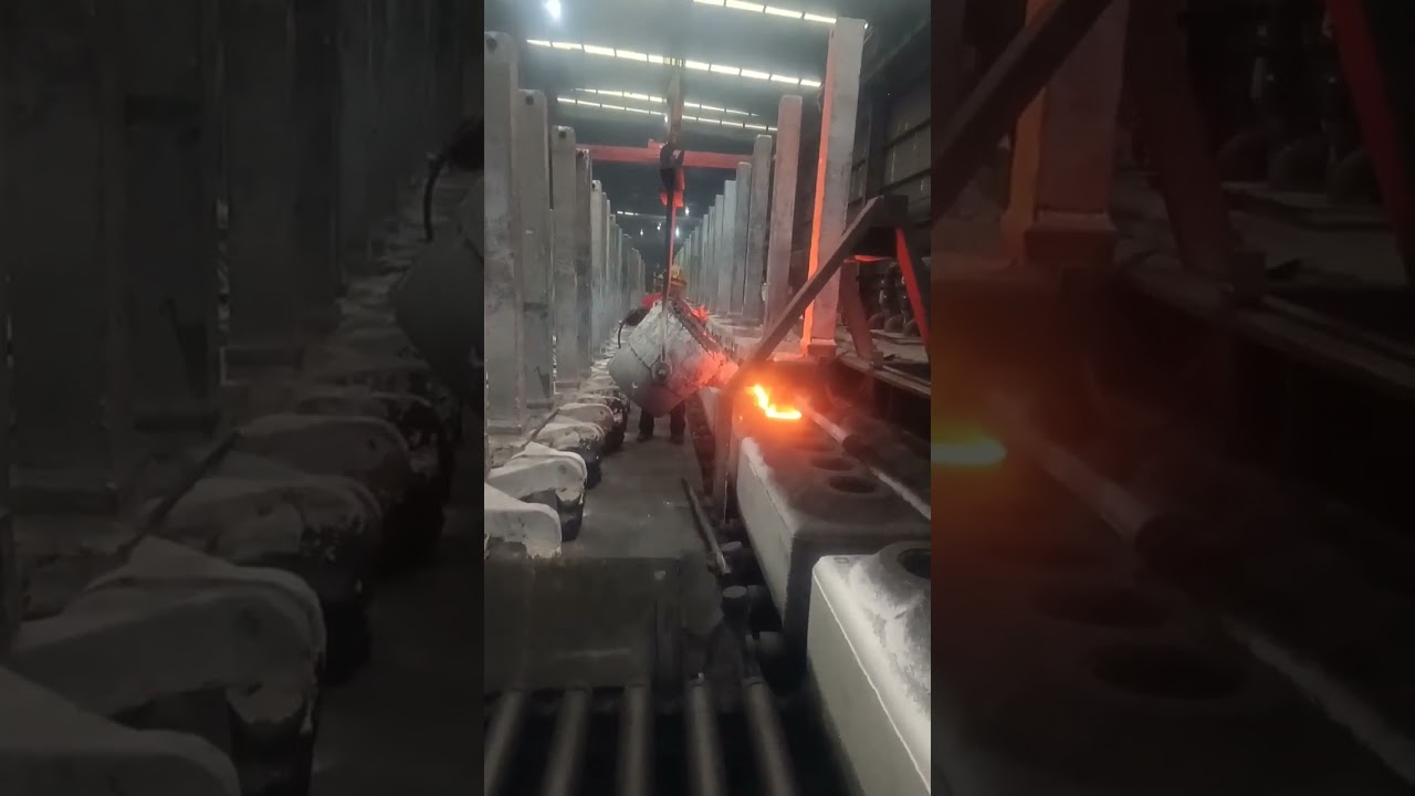How does the foundry factory work? how to doing the casting job for the workpiece?