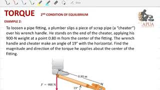 Phys101 - Torque (example 2)