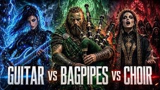 Electric Guitar vs Bagpipes vs Choir | Cyber Celtic War ⚡ Epic Instrumental Battle