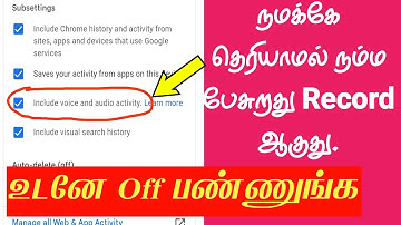 Turn it OFF NOW- 4 Settings in your Android Mobile to Safe & Security in Tamil | Stop to Save Audio