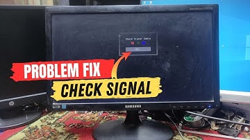 Samsung Monitor VGA Check Signal Problem Fix in Bangla 2024 | Created by Afjal Hossain