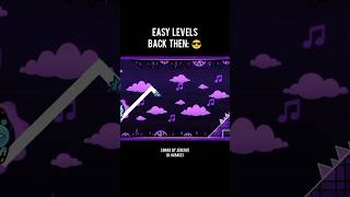 Easy Levels: Then 😎 vs Now | #shorts #gd #geometrydash #2015