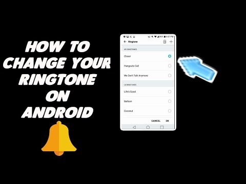 how to change your ringtone on android