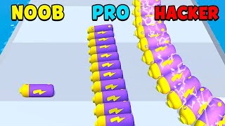 Satisfying Mobile Game Top Videos TikTok Gameplay Levels 202 - Jelly Run 2048, Marble Run