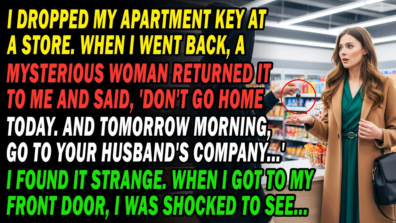I Dropped My Key In A Store🏪🔑 A Mysterious Woman🤔 Returned It And Said: 
